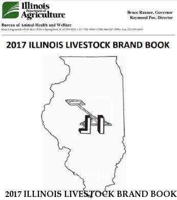 2017 ILLINOIS LIVESTOCK BRAND BOOK